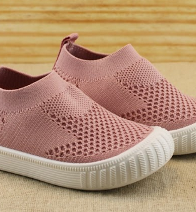 pink no lace sneakers image