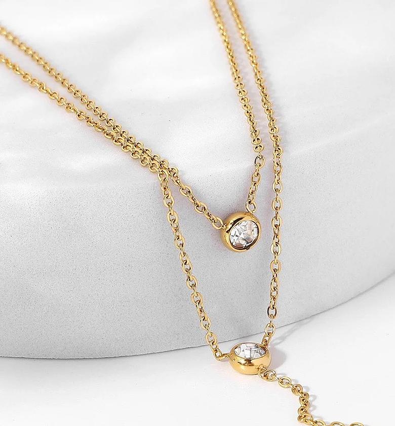 Layered Necklace with a Little Sparkle image