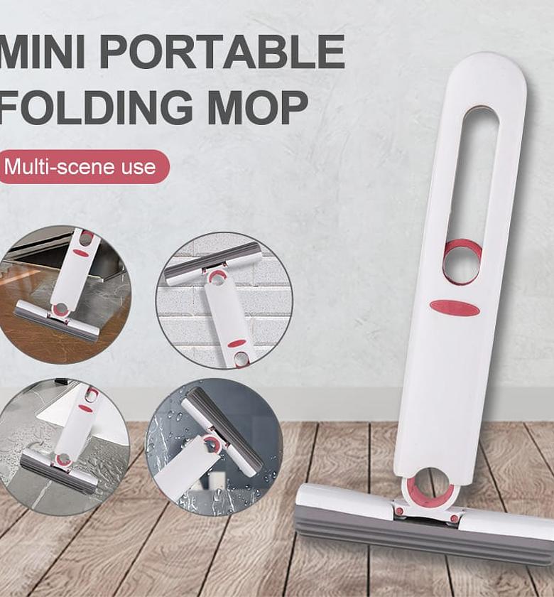 DESKTOP MOP. Self squeezing desktop mini mop image