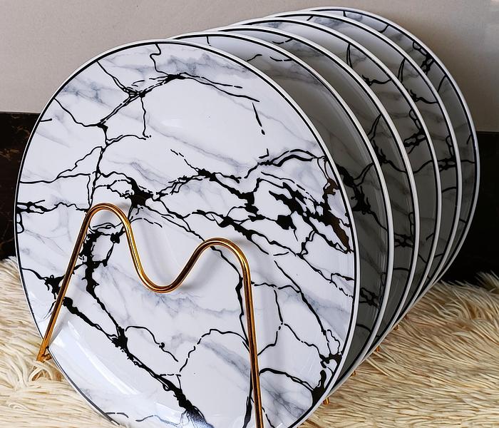 6 pcs Beautiful ceramic plates image