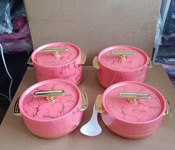 4 pcs infinite insulated hotpot 3.6 ltr ,3ltr ,2.4 ltrs and 1.8 ltr image