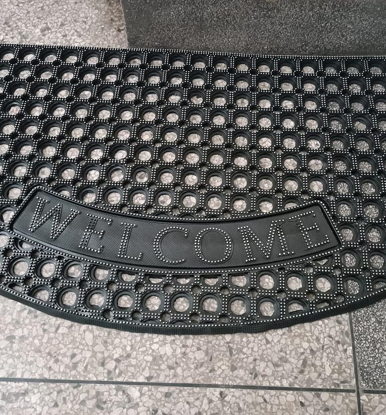 DOOR MAT.   Welcome Home Door mat Heavy Duty Door Mats Non Slip Rubber Floor Rugs Kitchen Carpet image