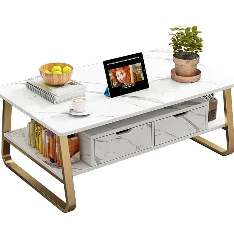 COFFEE TABLE. Coffee table with drawers  image