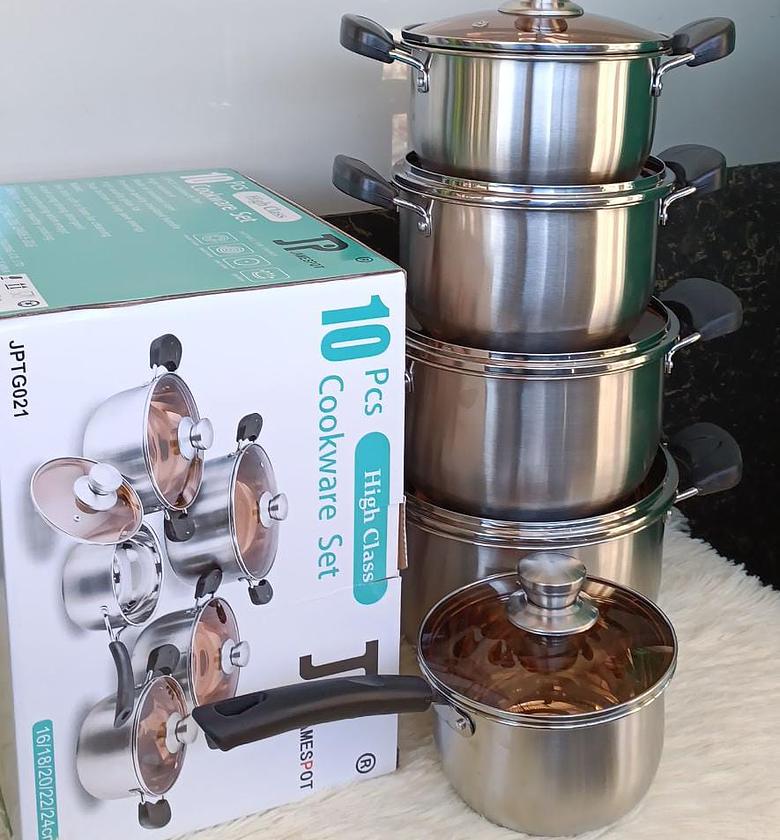 10 pcs jP stainless cookware image