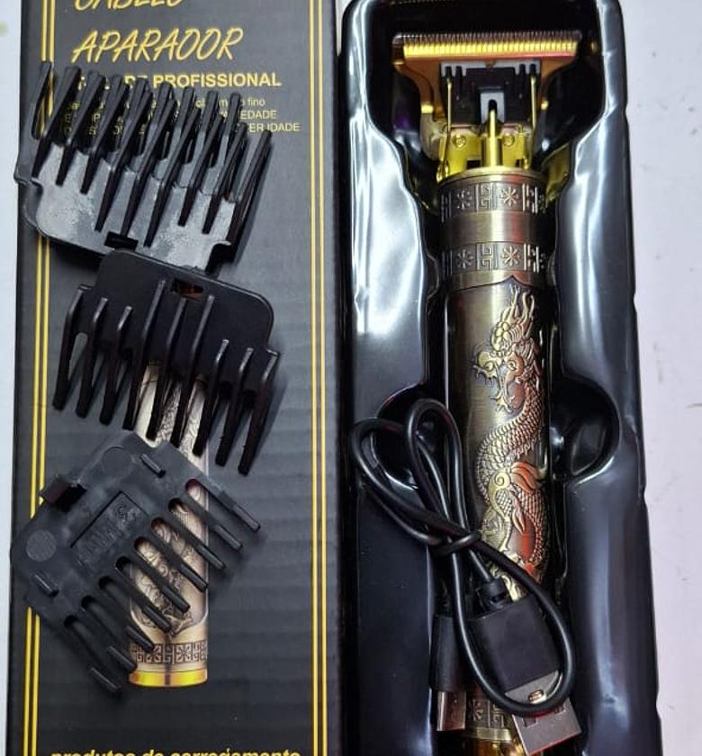 HAIR CLIPPER. Vintage T9 Dragon Rechargeable Metal Hair Clipper image