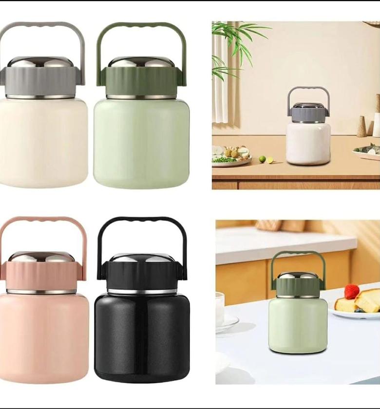 Unbreakable Portable Insulated thermo food flask image