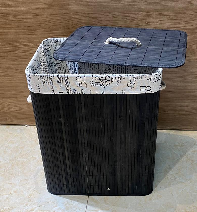 Eco friendly Bamboo laundry basket image
