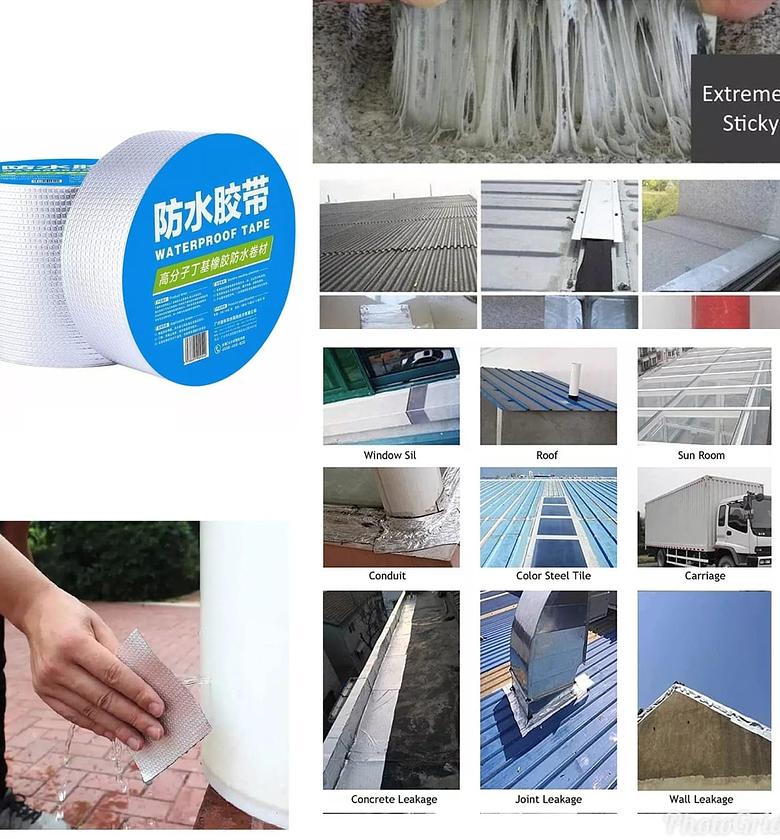REPAIR TAPE. Waterproof wall crack,roof ,tanks repair tape. image