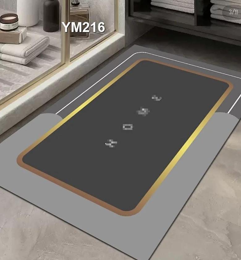 Doormat Super non_ slip with rubber bottom,absorbent, skid-resistance image