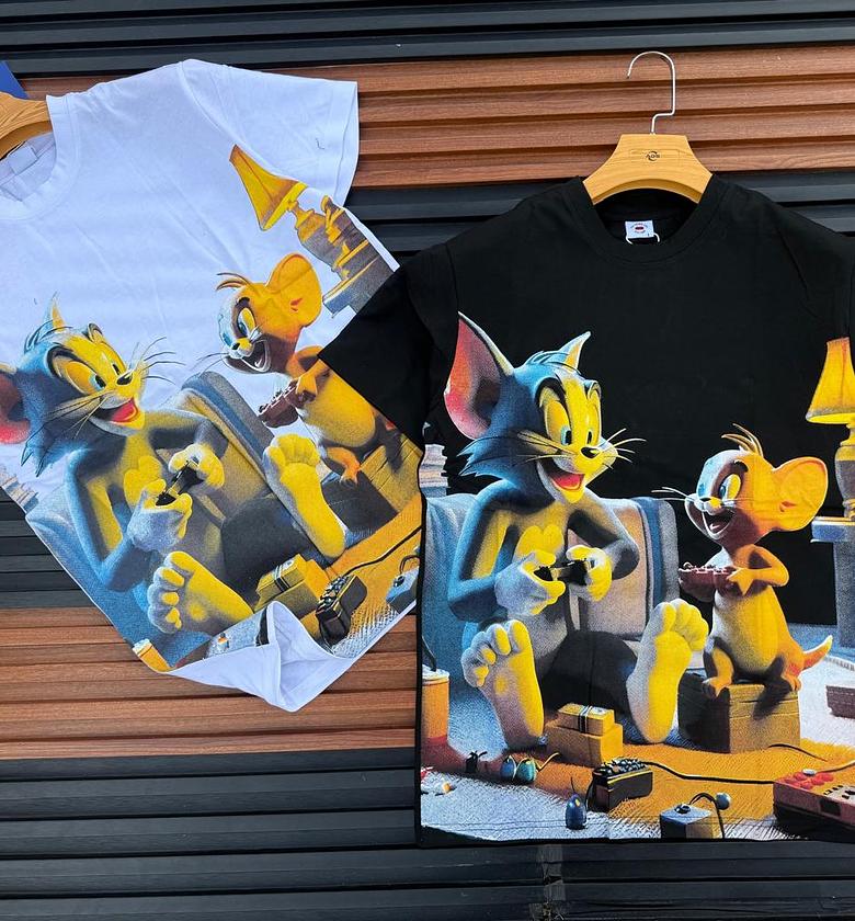 Men round neck heavy cotton t-shirts  image