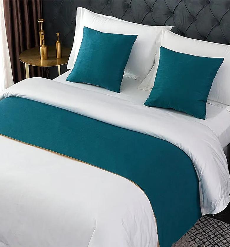  bed runners  ▪️45cm by 250cm ▫️2pcs cases      45cm x 45cm       image