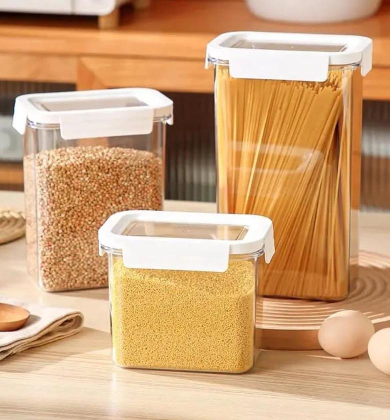 Acryli airtight food storage container. image