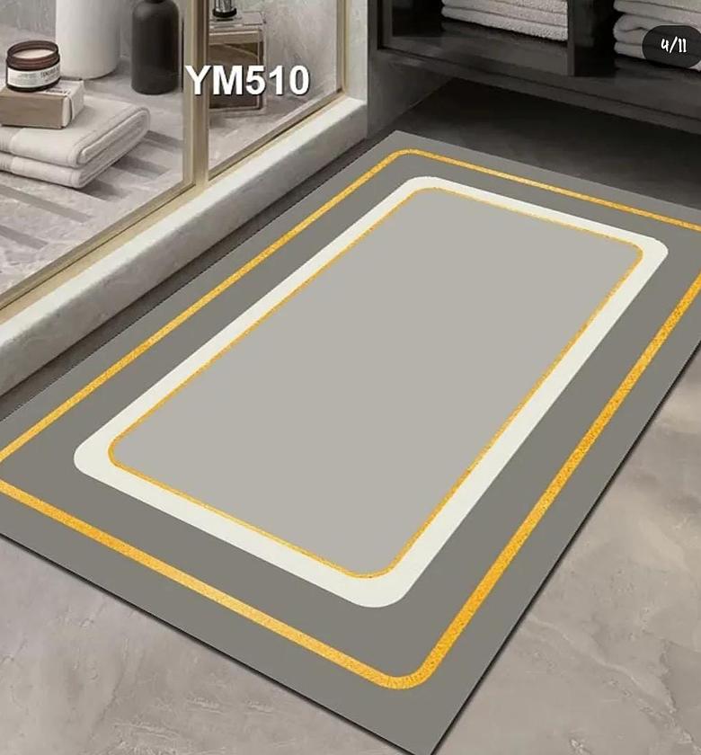 Doormat Super non_ slip with rubber bottom,absorbent, skid-resistance image