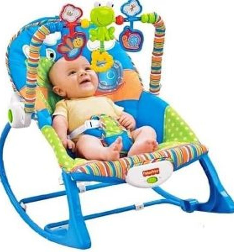 High Quality 2in1 Baby rocker  Max weight 18kgs  Vibration/melody .IDEAL GIFT  FOR LOVED ONES image