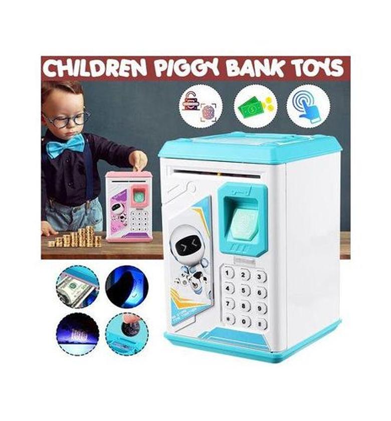 Kids Saving Piggy Bank. Teach your kids the value of saving with this Electronic Kids Saving Piggy Bank, designed to look and function like a mini ATM. image
