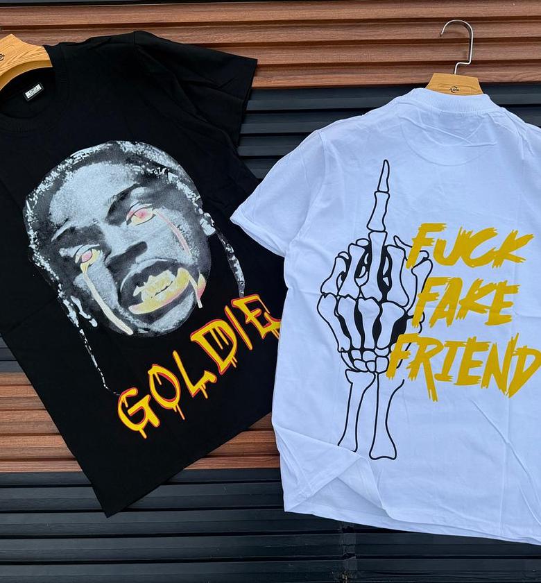 Men round neck heavy cotton t-shirts  image