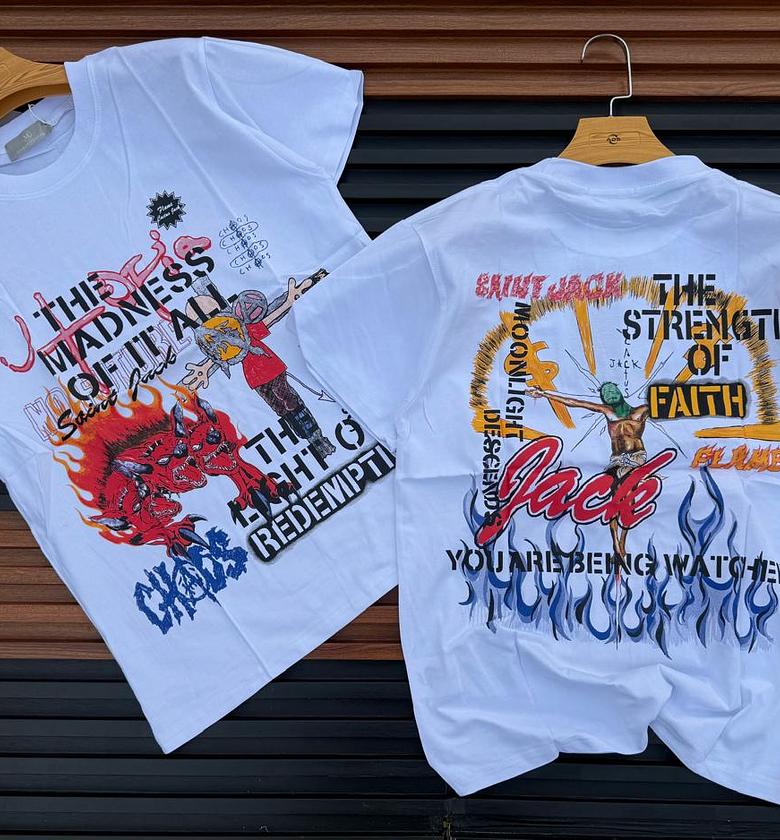 Men round neck heavy cotton t-shirts  image