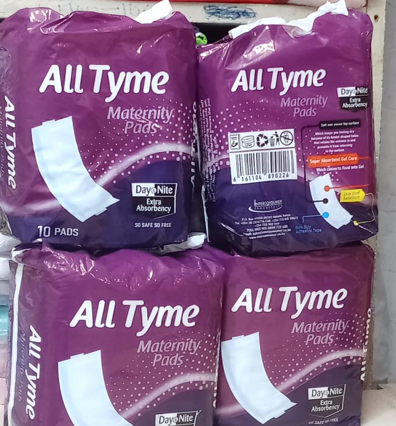 MATERNITY PADS. All Tyme Maternity Pants After Birth Heavy Flow Pads pack of 10 PC's image