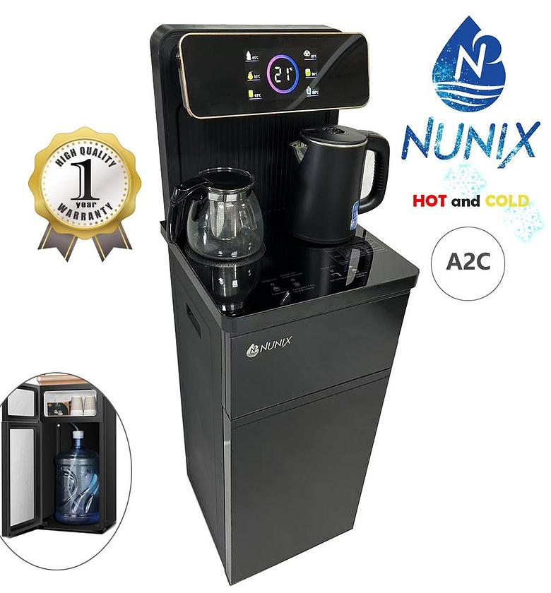 WATER DISPENSER. nunix A2C hot  and cold bottom load water dispenser image
