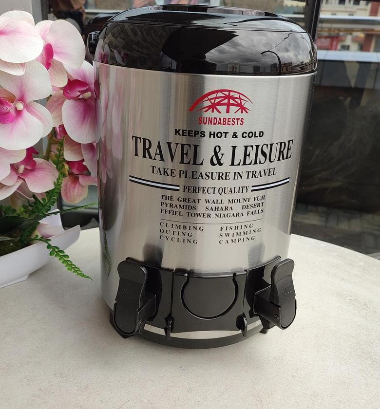  Stainless steel portable tea urn image