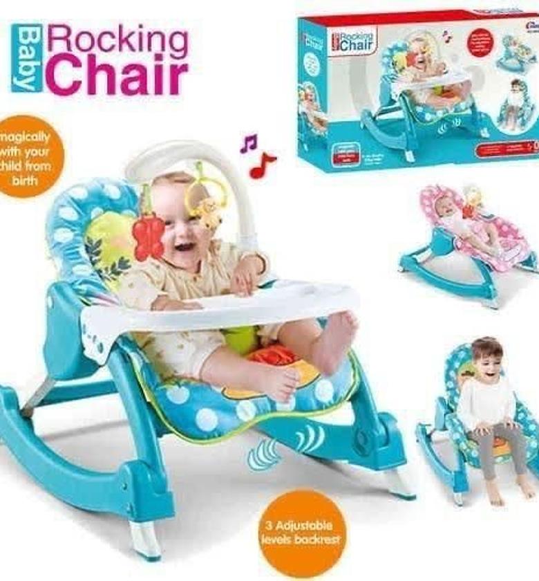 Quality Affordable 3in1 Baby rocker  Max weight 18kgs  Vibration/melody. IDEAL GIFT image