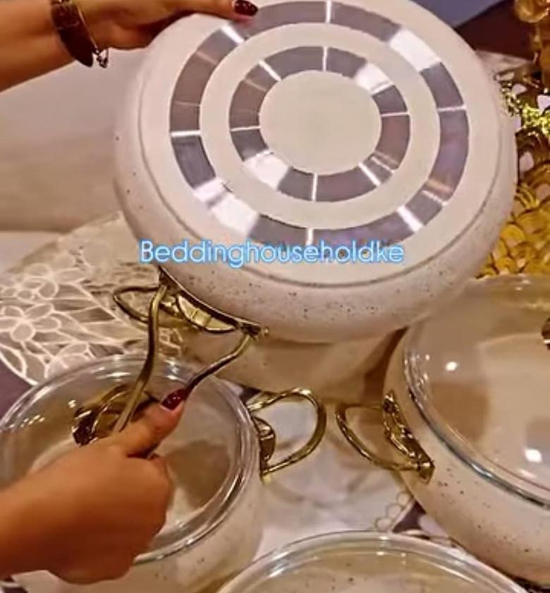 9PCS GRANITE COATING KITCHEN COOKWARE SET image