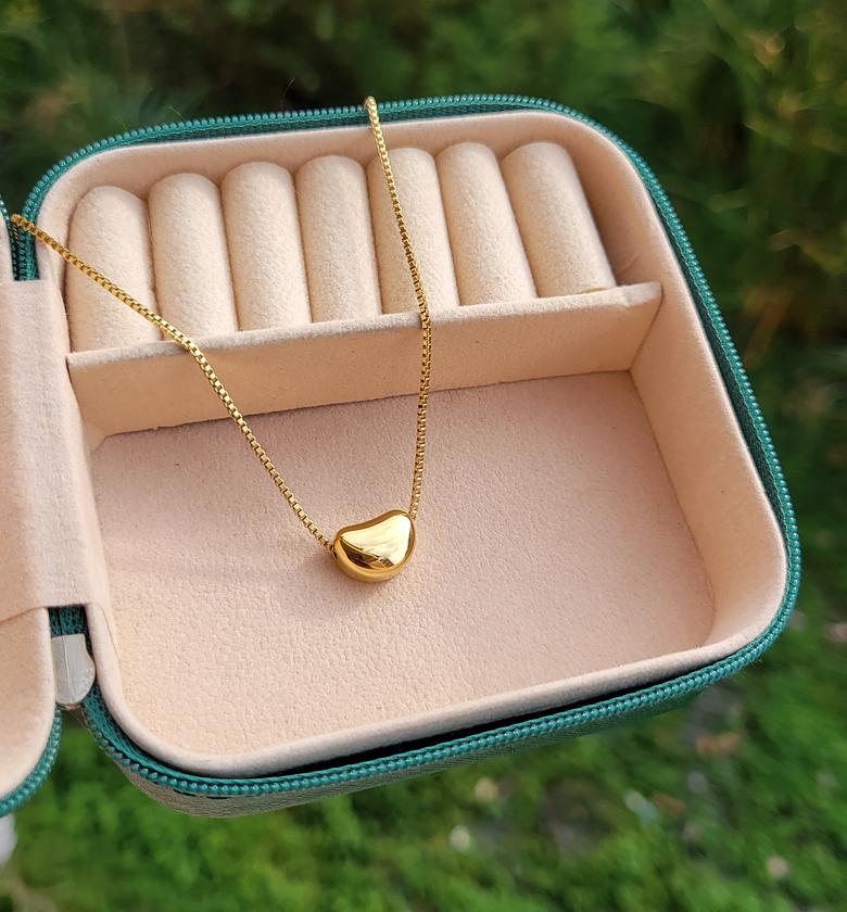 Plain loveheart necklace  image