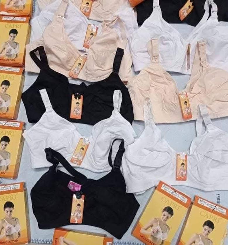 BRA. 1 PC Cotton Sports Bra High Breathable Top Fitness Women image