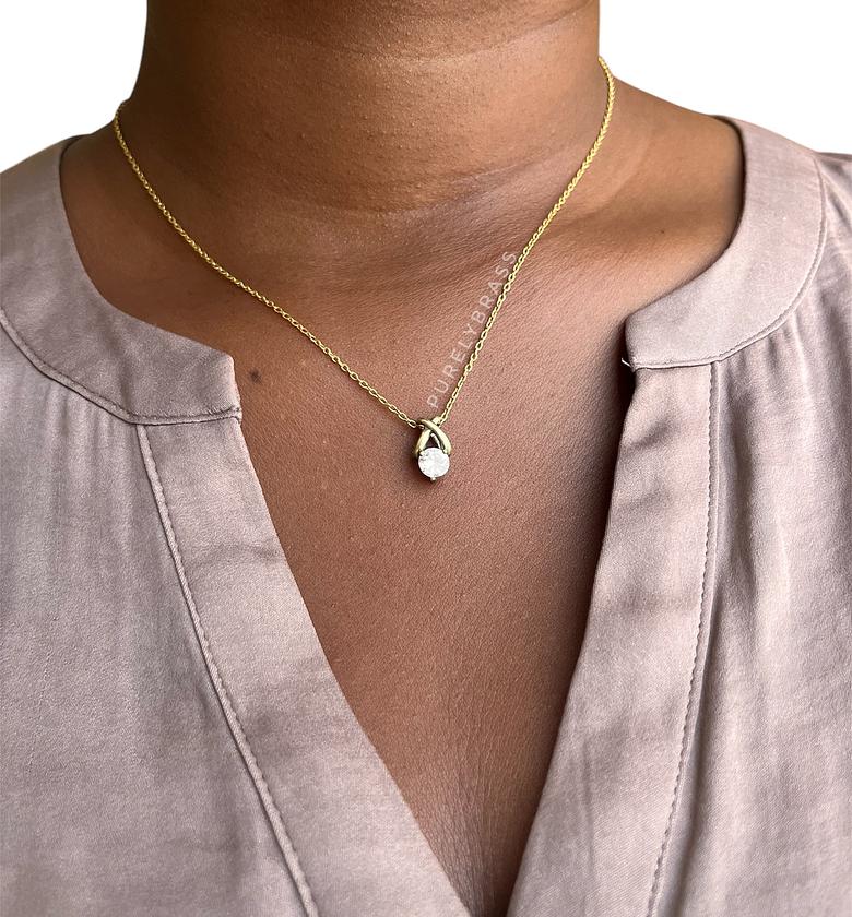 Neema Brass Necklace image