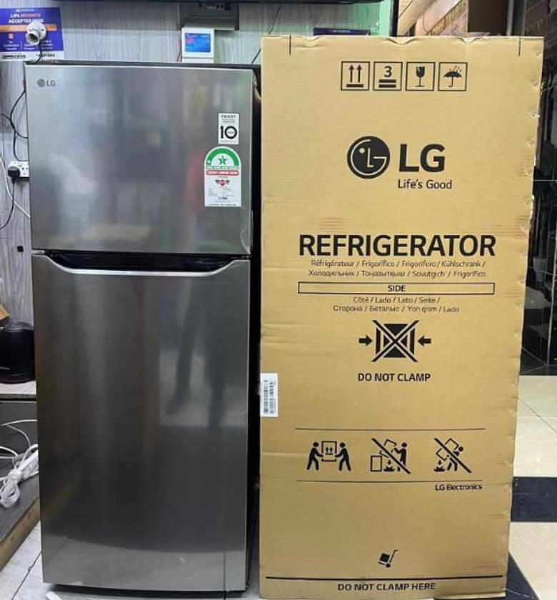 REFRIGERATOR. LG No Frost Refrigerator 234 Liters Double Door Refrigerator Top Mounted Freezer image