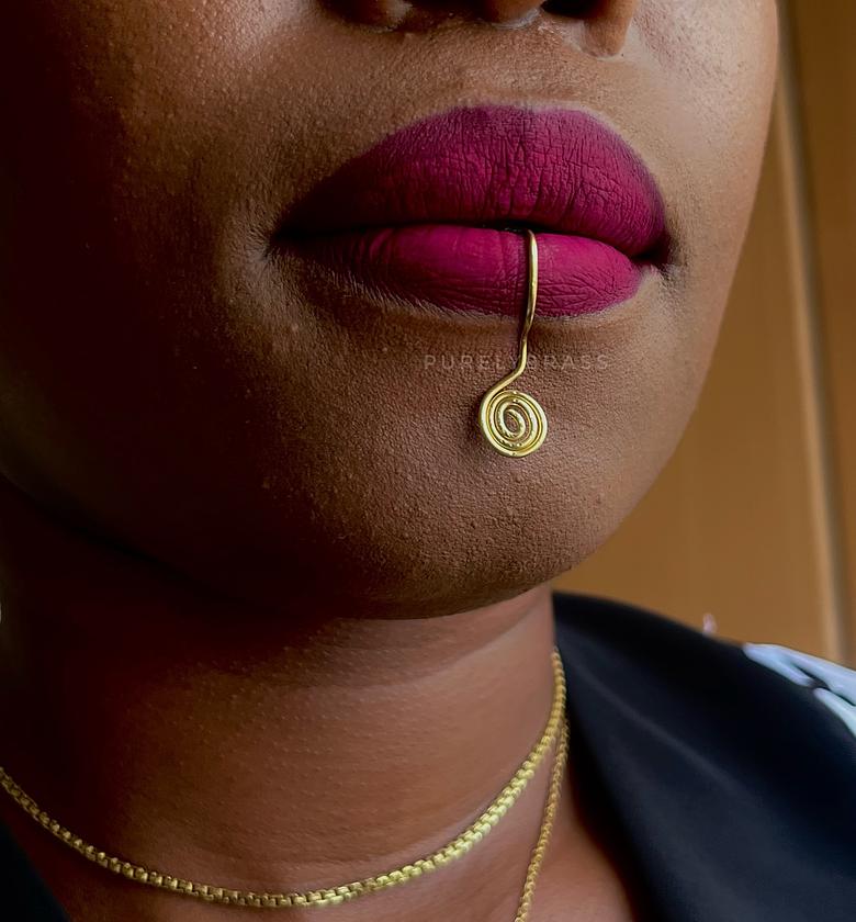 Faux Brass Lip Cuffs image