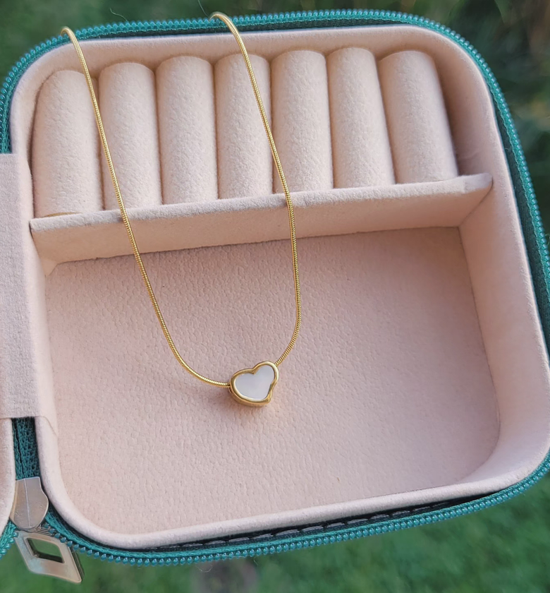 White loveheart image