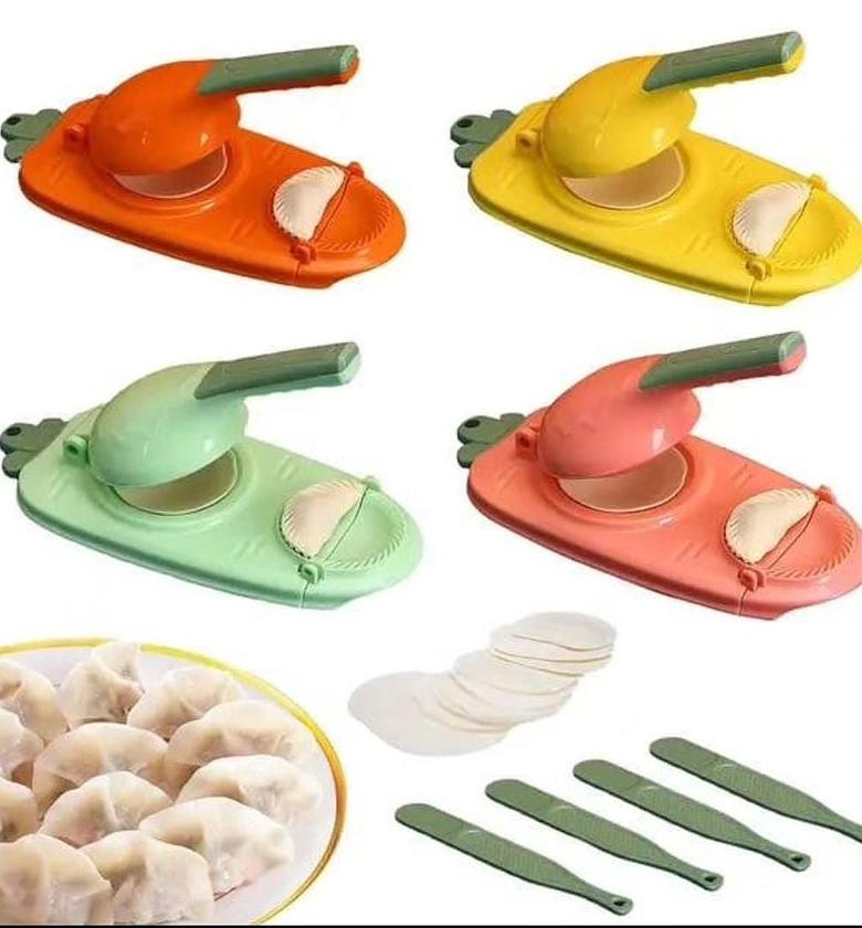 2 In 1 Dumpling Maker Press Kitchen  Maker Press Mold Manual Baking Pastry Dumpling Skin Wrapper Mould image