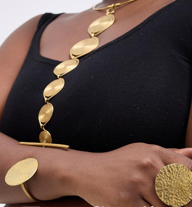 Lela Jewelry Set (Choker, Bracelet, Ring) image