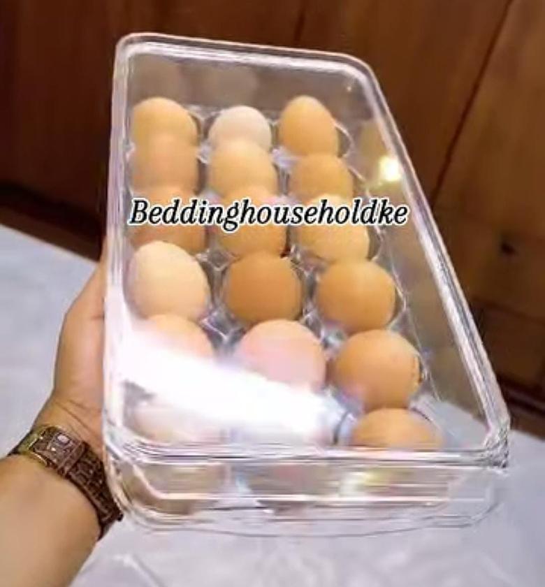 Egg holder holds 18 eggs image