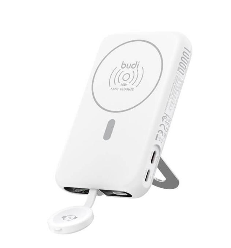 Budi 10,000 MagSafe 2 in 1 Wireless Power Bank  image
