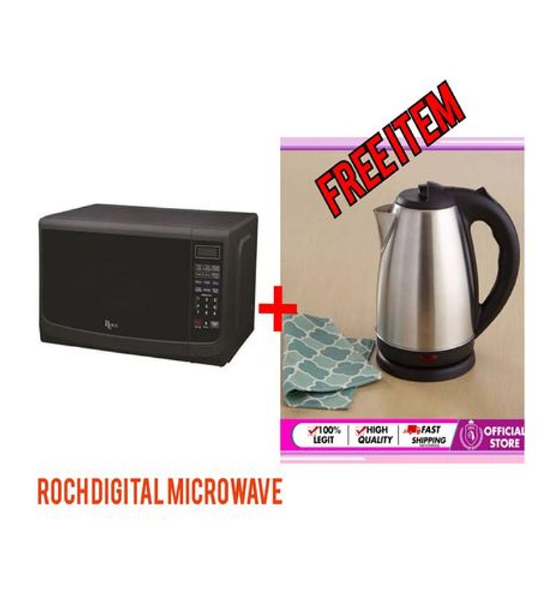 Roch Digital Microwave 20L COMES WITH A FREE ELECTRIC KETTLE image