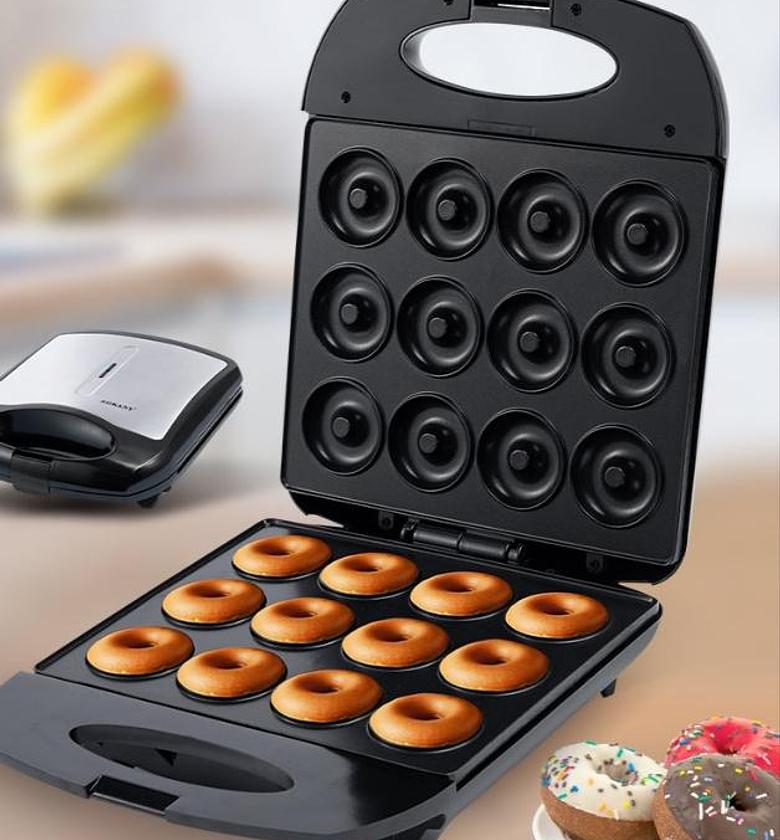 Sokany Donut Maker 12 slots Enjoy making healthy fat free doughnuts without a hustle!  image