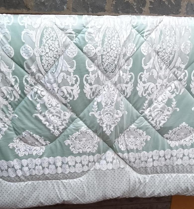 DUVET SET. Heavy Silk Duvet,  Duvet, Bedsheet, Two Pillowcases image