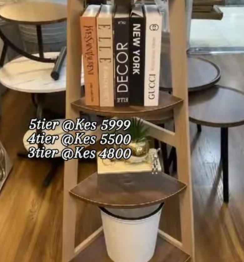 Corner storage rack  Multipurpose rack for your decor,book etc image