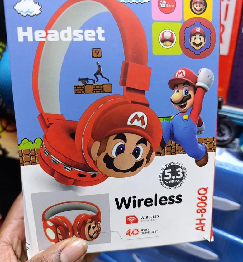 HEADPHONES. Super mario headphones for kid image