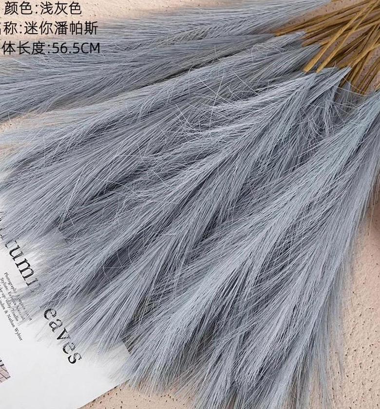 3pcs Artificial Faux Pampas Grass image