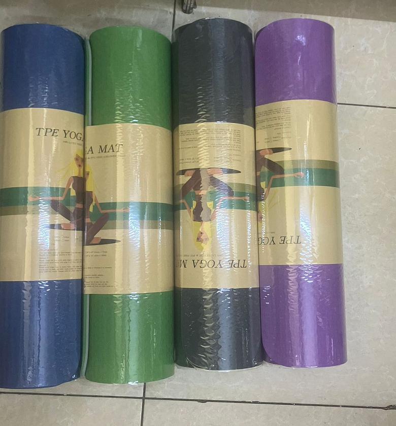 6mm Thick Anti-Slip Double Sided Exercise Fitness Yoga Mat image