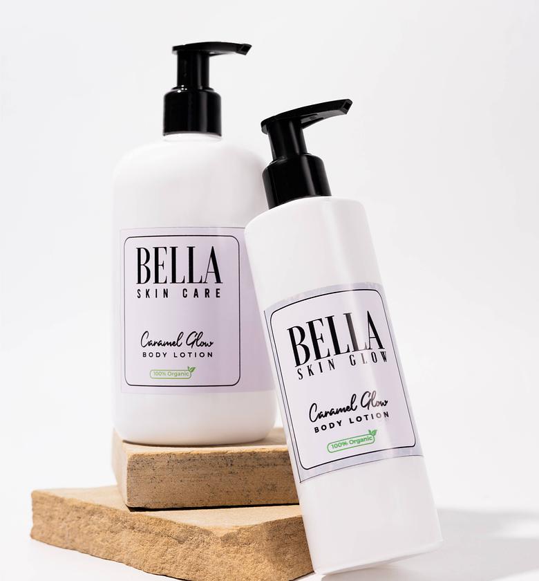 Bella skin glow caramel body lotion  image