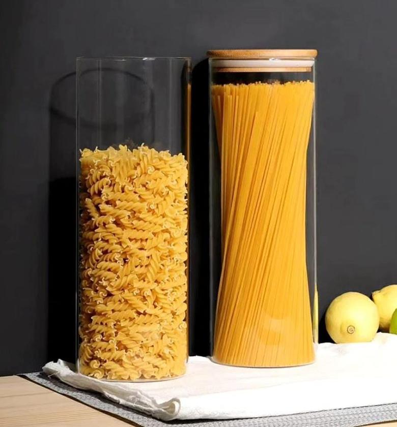 Spaghetti/ Cereal storage jars image