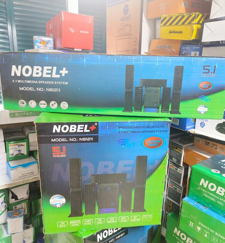 SPEAKER SYSTEM. Nobel NB1211/1212 5.1Home Theater Speaker System-22000Watts  image