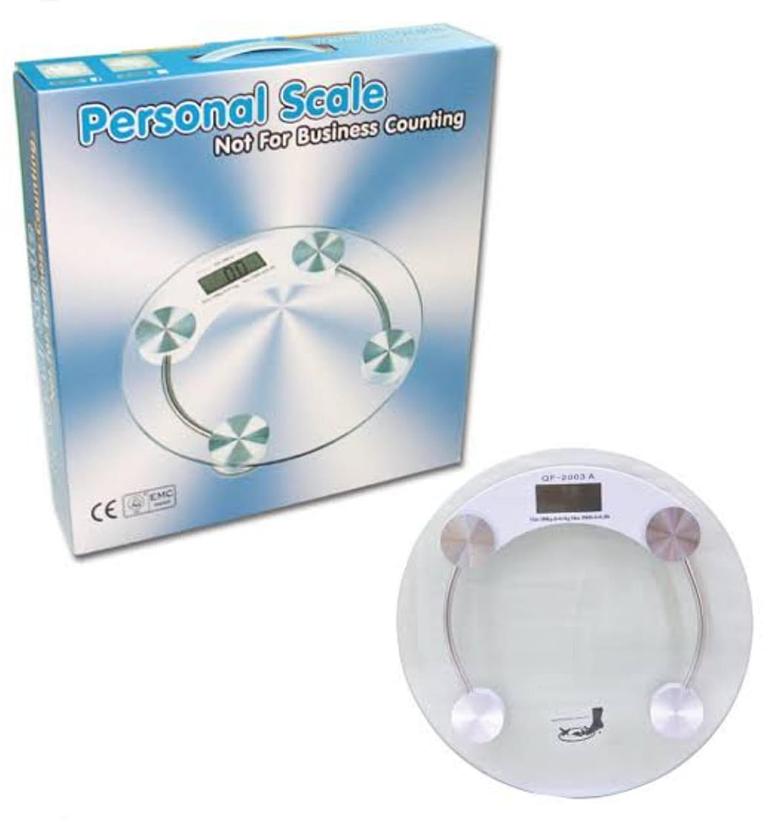 WEIGHING SCALE. Digital bathroom personal scale  image