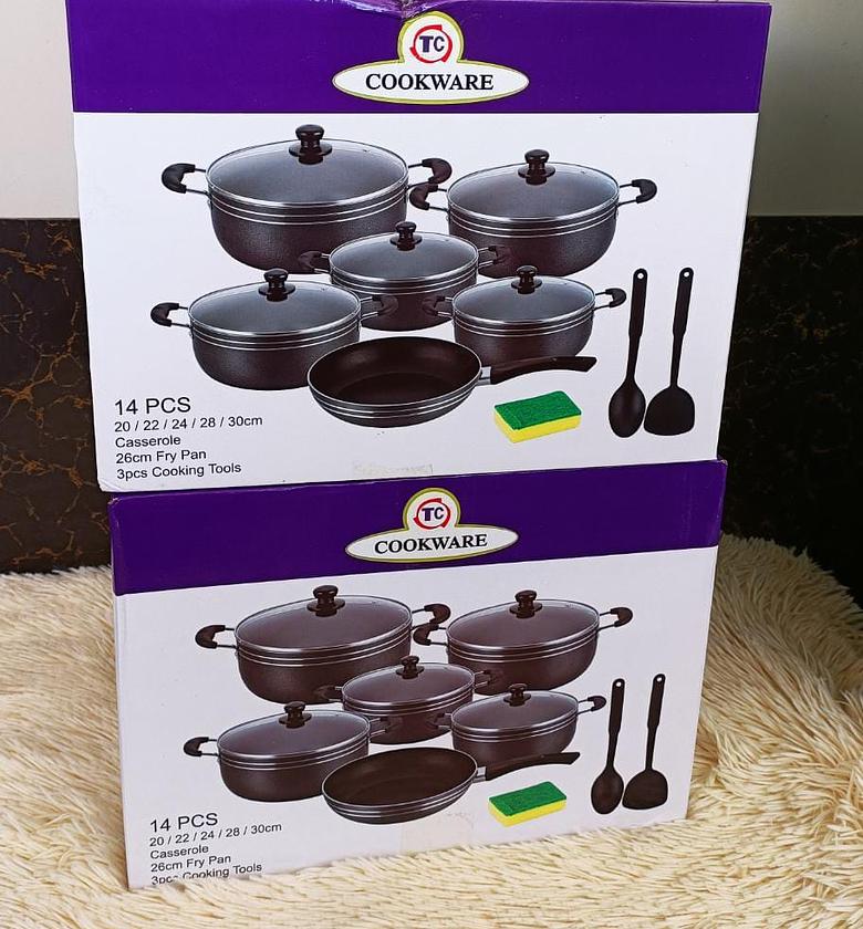  14 Piece Original TC  NonStick  cookware image