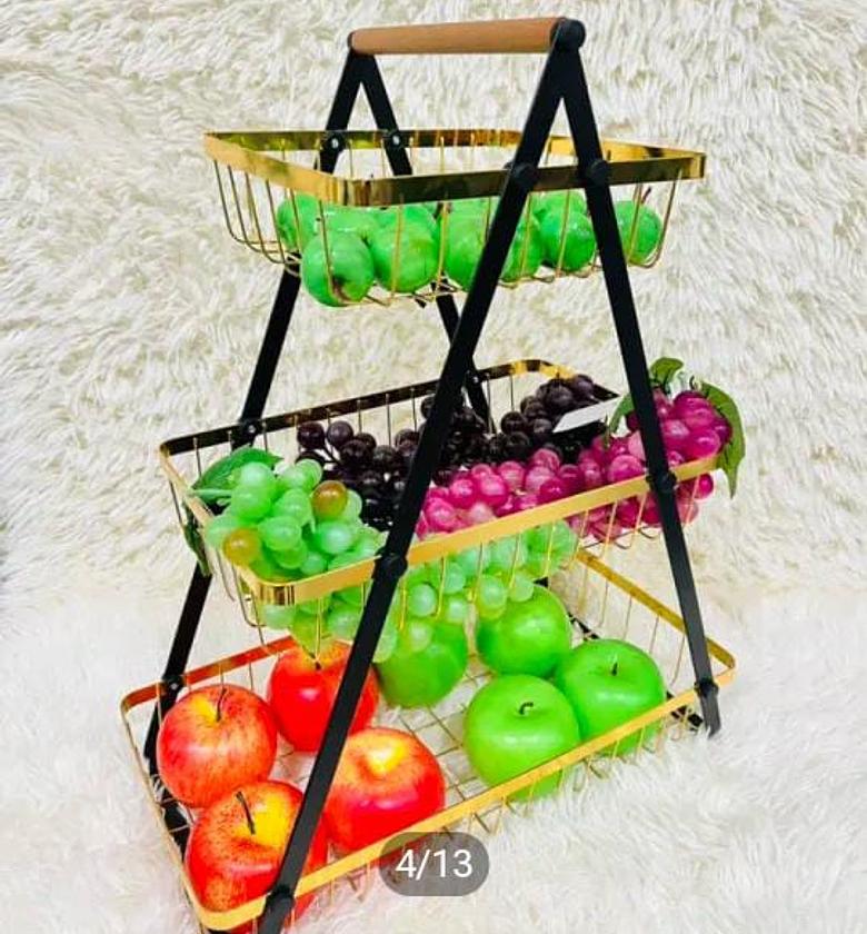 3 tier countertop fruit basket  image