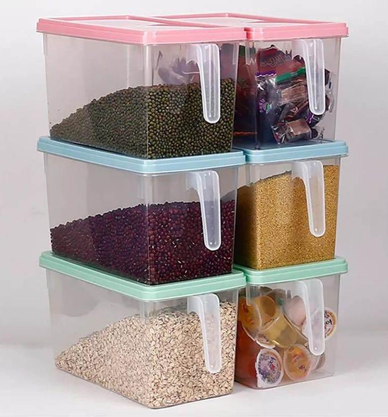 Multipurpose cereal holders/ fridge storage containers  image